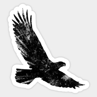 Eagle (white tshirt) Sticker